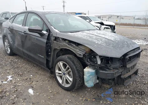 2018 Ford Fusion Hybrid S из США, поврежденный, VIN 3FA6P0UU4JR271637